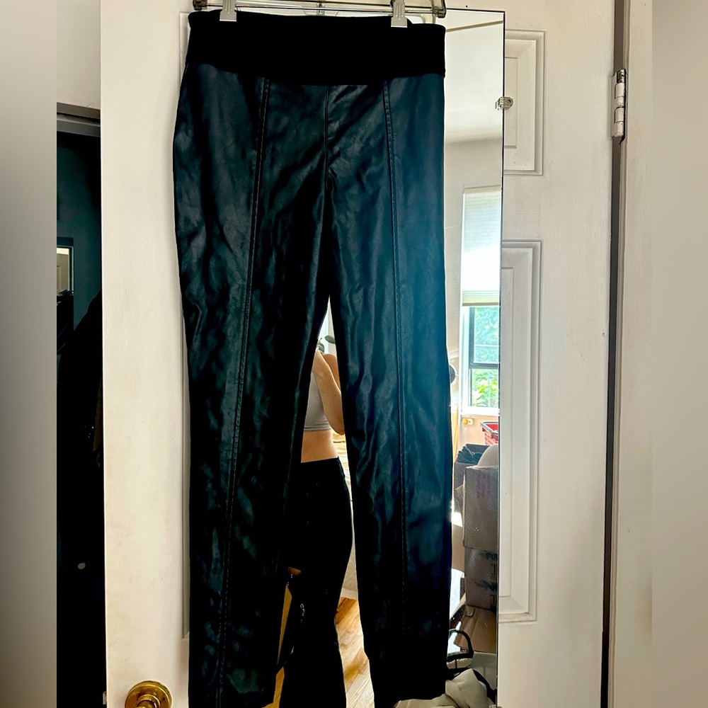 Calvin Klein Faux Leather Leggings